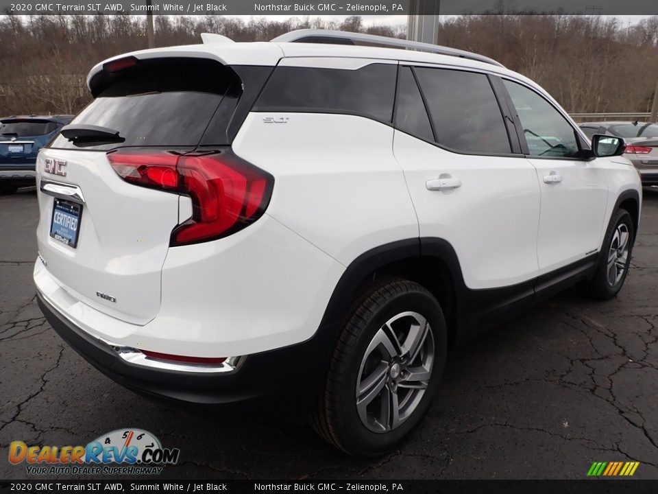 2020 GMC Terrain SLT AWD Summit White / Jet Black Photo #9