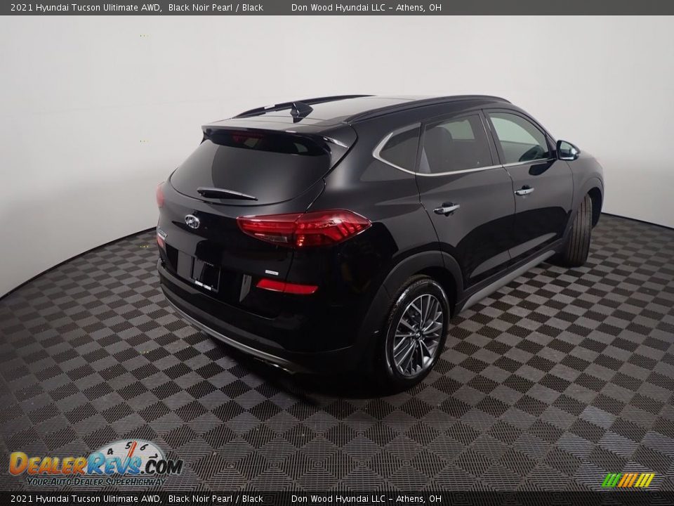 2021 Hyundai Tucson Ulitimate AWD Black Noir Pearl / Black Photo #20
