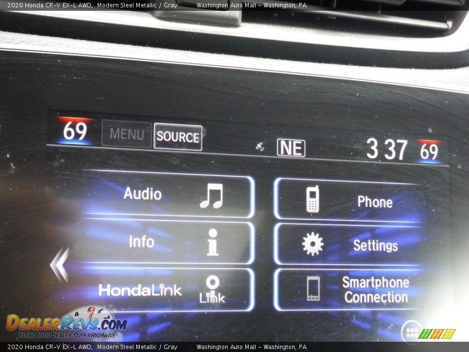 2020 Honda CR-V EX-L AWD Modern Steel Metallic / Gray Photo #20
