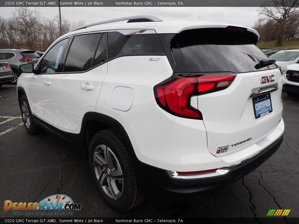 2020 GMC Terrain SLT AWD Summit White / Jet Black Photo #12