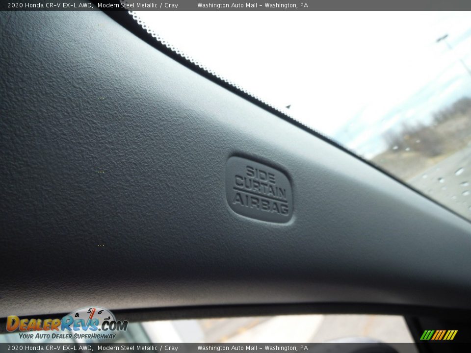 2020 Honda CR-V EX-L AWD Modern Steel Metallic / Gray Photo #23