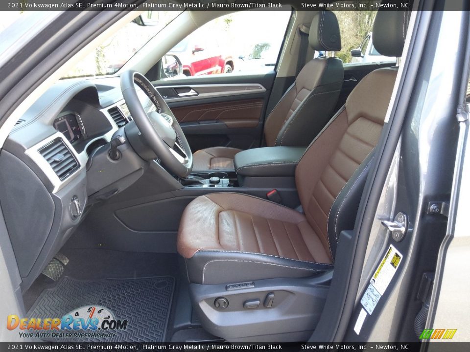 Mauro Brown/Titan Black Interior - 2021 Volkswagen Atlas SEL Premium 4Motion Photo #11