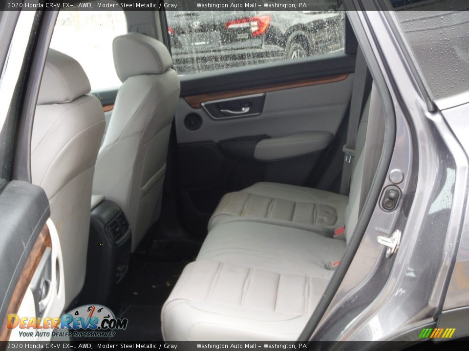 2020 Honda CR-V EX-L AWD Modern Steel Metallic / Gray Photo #24