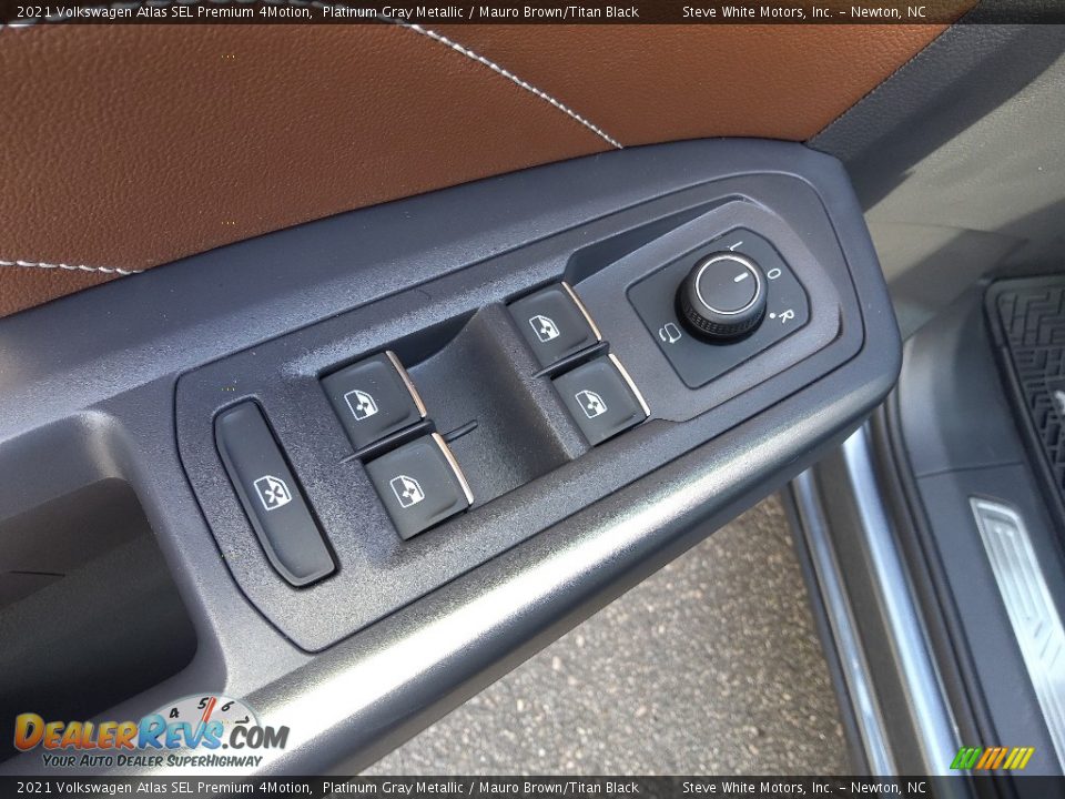 2021 Volkswagen Atlas SEL Premium 4Motion Platinum Gray Metallic / Mauro Brown/Titan Black Photo #12