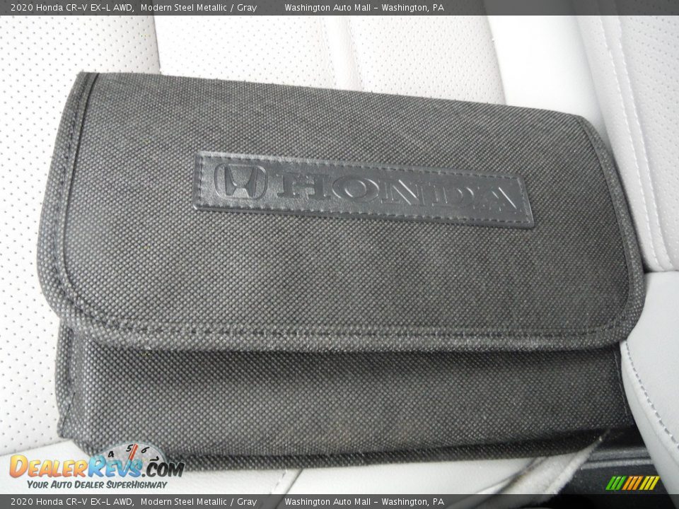 2020 Honda CR-V EX-L AWD Modern Steel Metallic / Gray Photo #27
