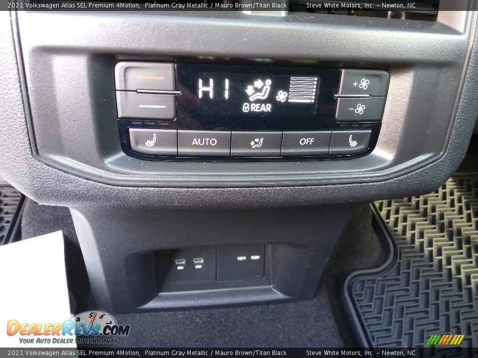 2021 Volkswagen Atlas SEL Premium 4Motion Platinum Gray Metallic / Mauro Brown/Titan Black Photo #15