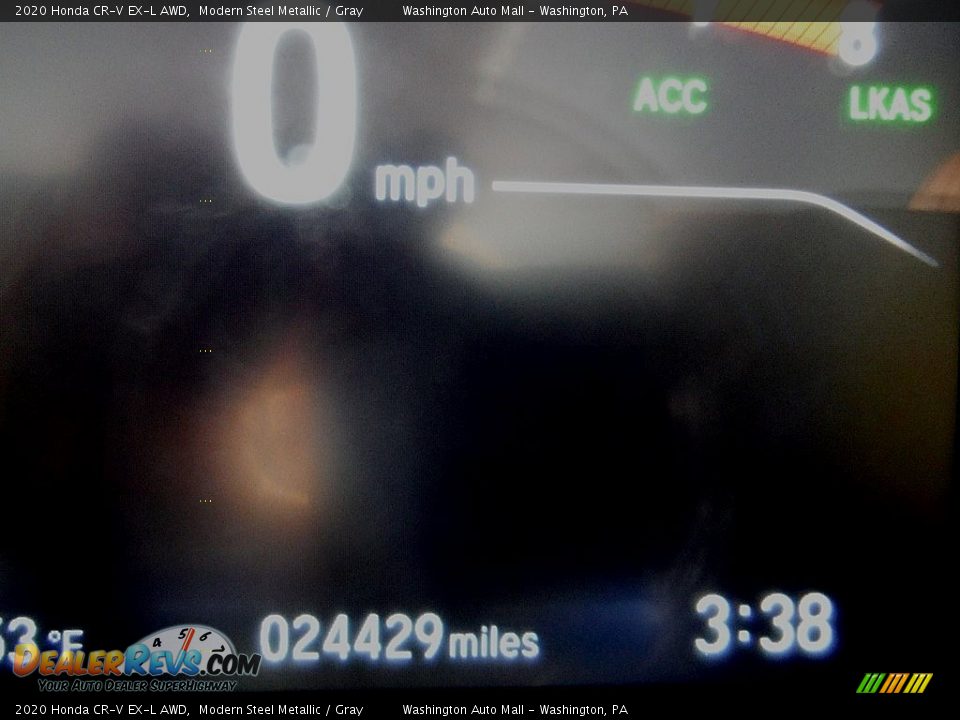 2020 Honda CR-V EX-L AWD Modern Steel Metallic / Gray Photo #30