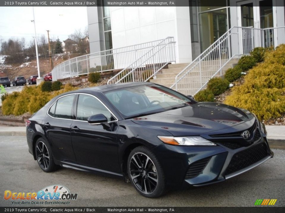 2019 Toyota Camry XSE Galactic Aqua Mica / Black Photo #1