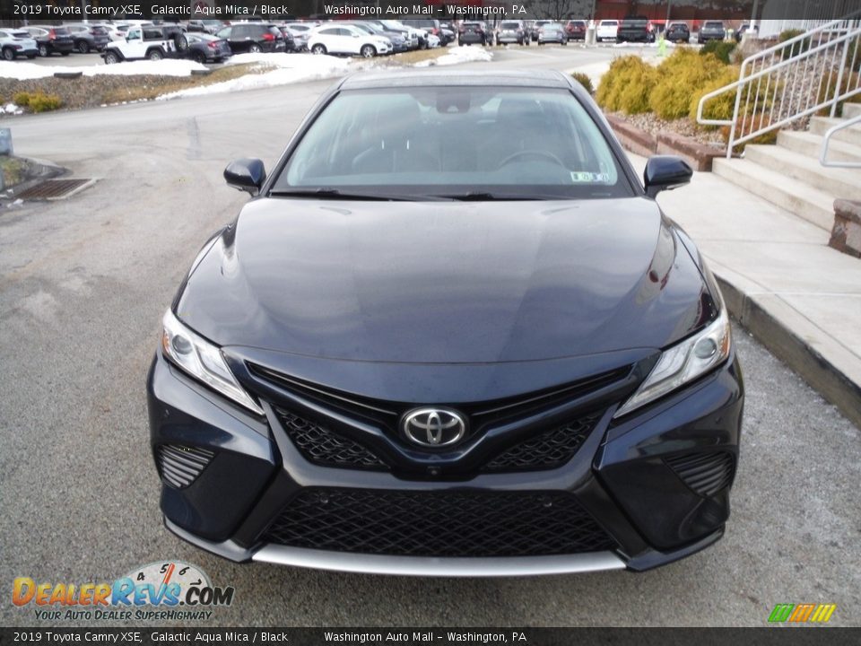 2019 Toyota Camry XSE Galactic Aqua Mica / Black Photo #12