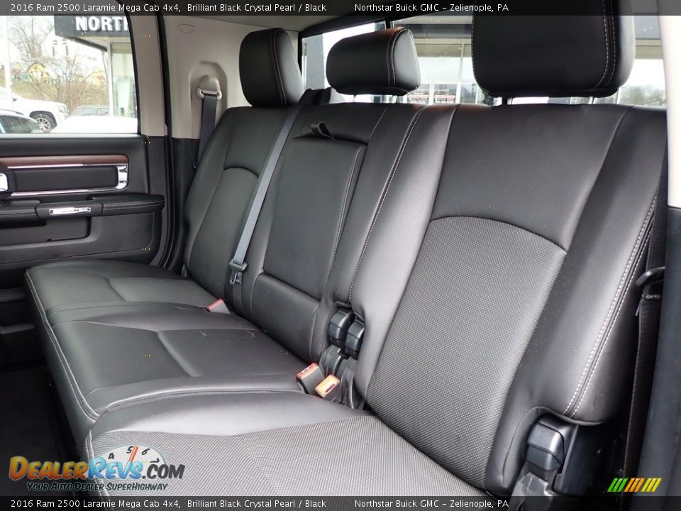 Rear Seat of 2016 Ram 2500 Laramie Mega Cab 4x4 Photo #16