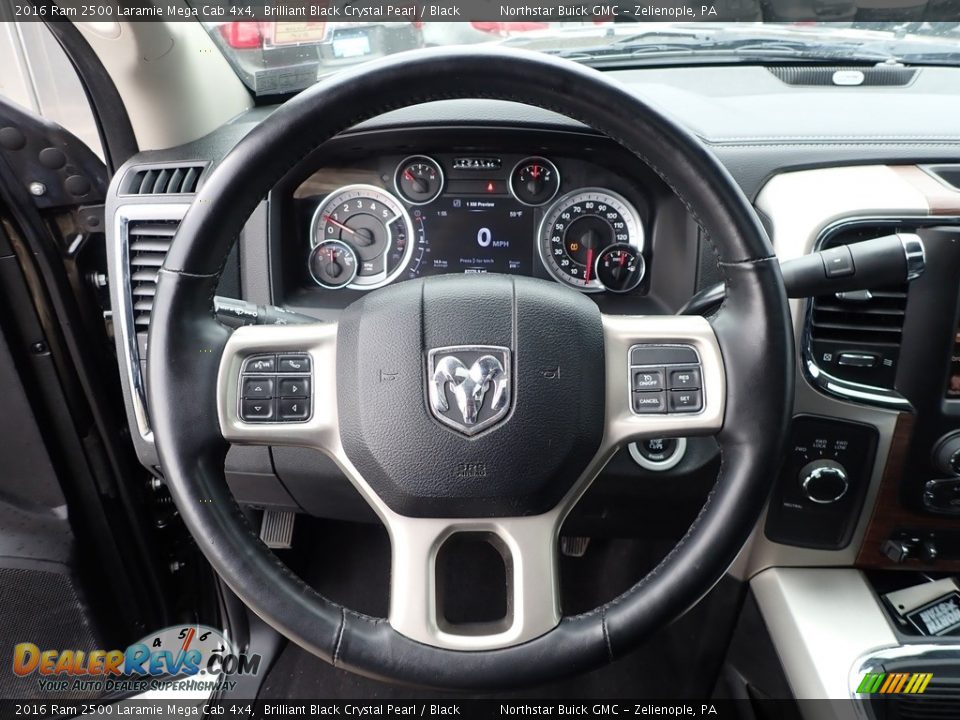 2016 Ram 2500 Laramie Mega Cab 4x4 Steering Wheel Photo #20