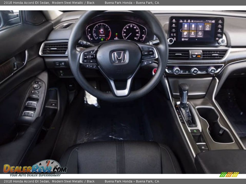 2018 Honda Accord EX Sedan Modern Steel Metallic / Black Photo #5