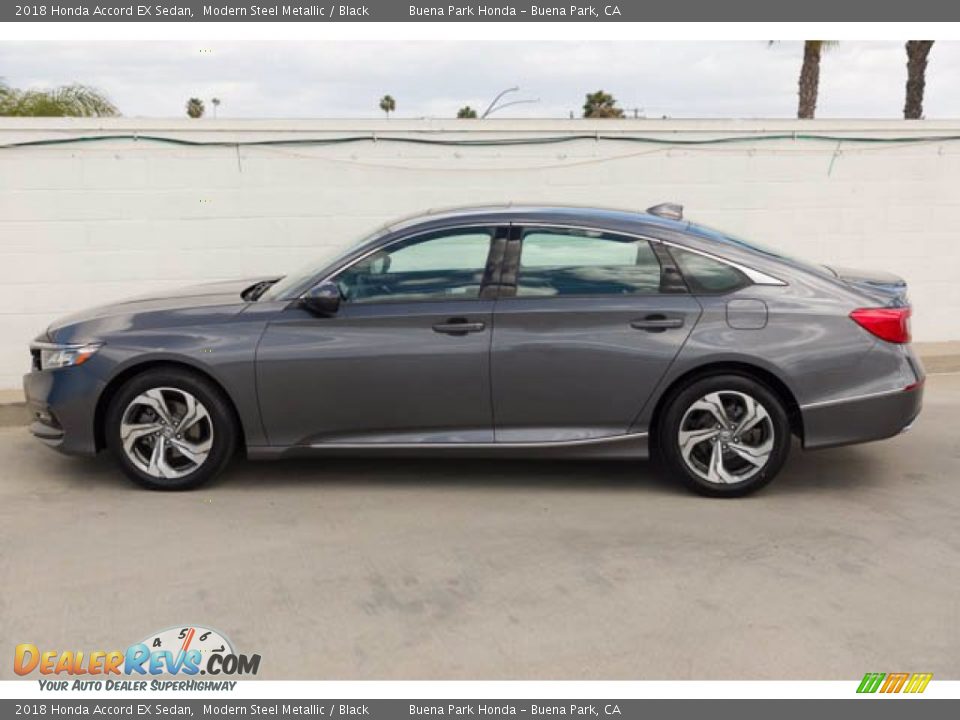 2018 Honda Accord EX Sedan Modern Steel Metallic / Black Photo #8