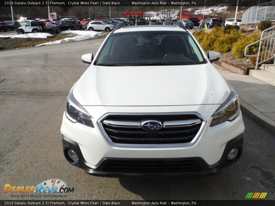 2019 Subaru Outback 2.5i Premium Crystal White Pearl / Slate Black Photo #11