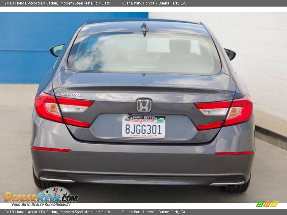 2018 Honda Accord EX Sedan Modern Steel Metallic / Black Photo #9