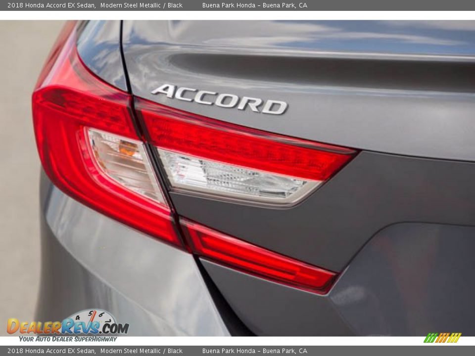2018 Honda Accord EX Sedan Modern Steel Metallic / Black Photo #10