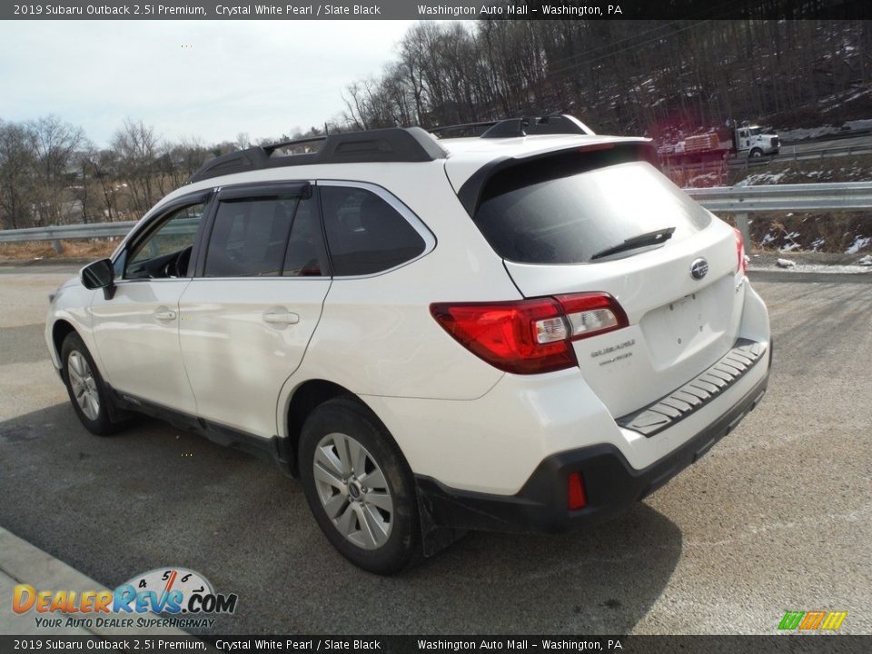 2019 Subaru Outback 2.5i Premium Crystal White Pearl / Slate Black Photo #13