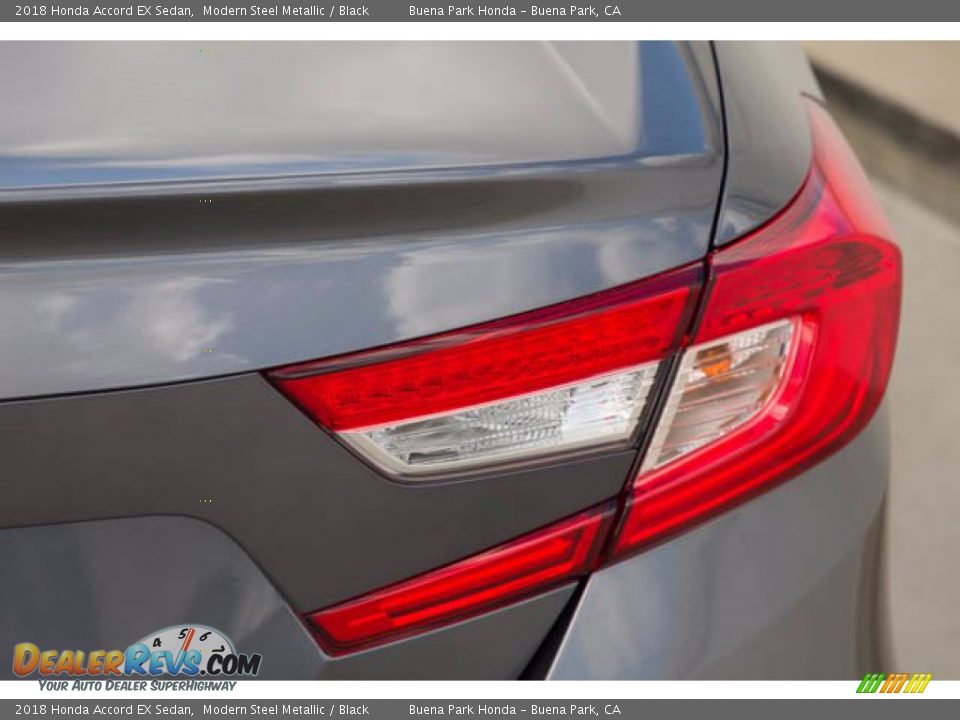 2018 Honda Accord EX Sedan Modern Steel Metallic / Black Photo #11