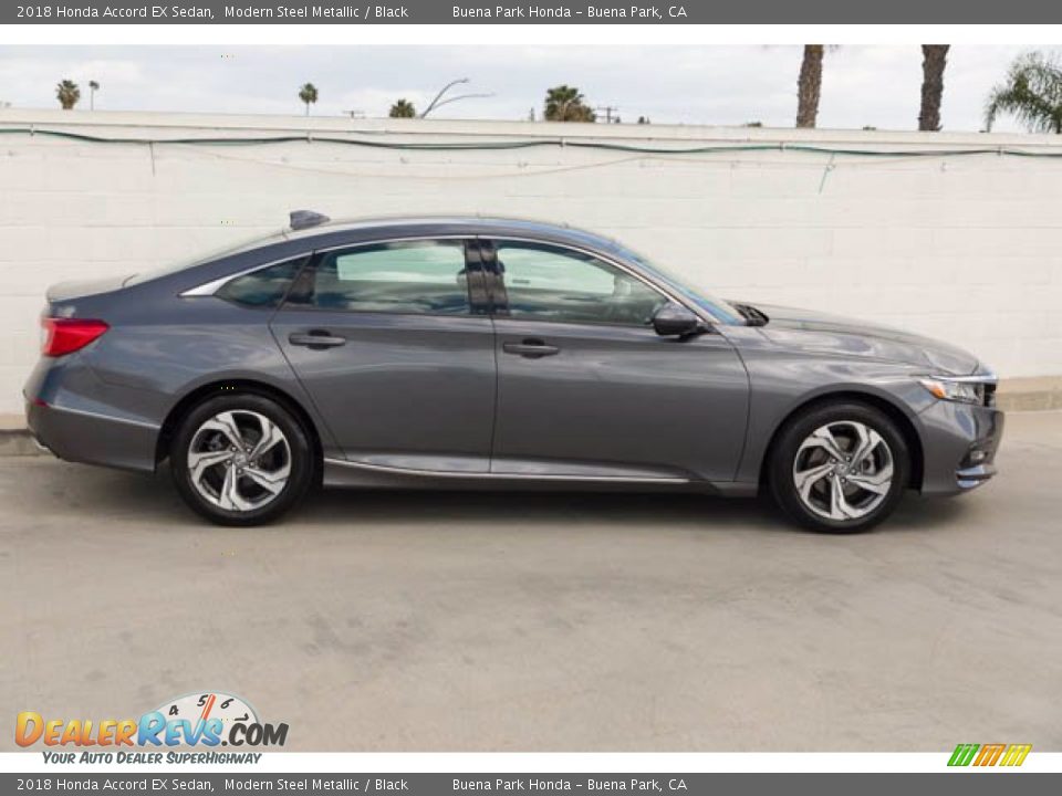 2018 Honda Accord EX Sedan Modern Steel Metallic / Black Photo #12