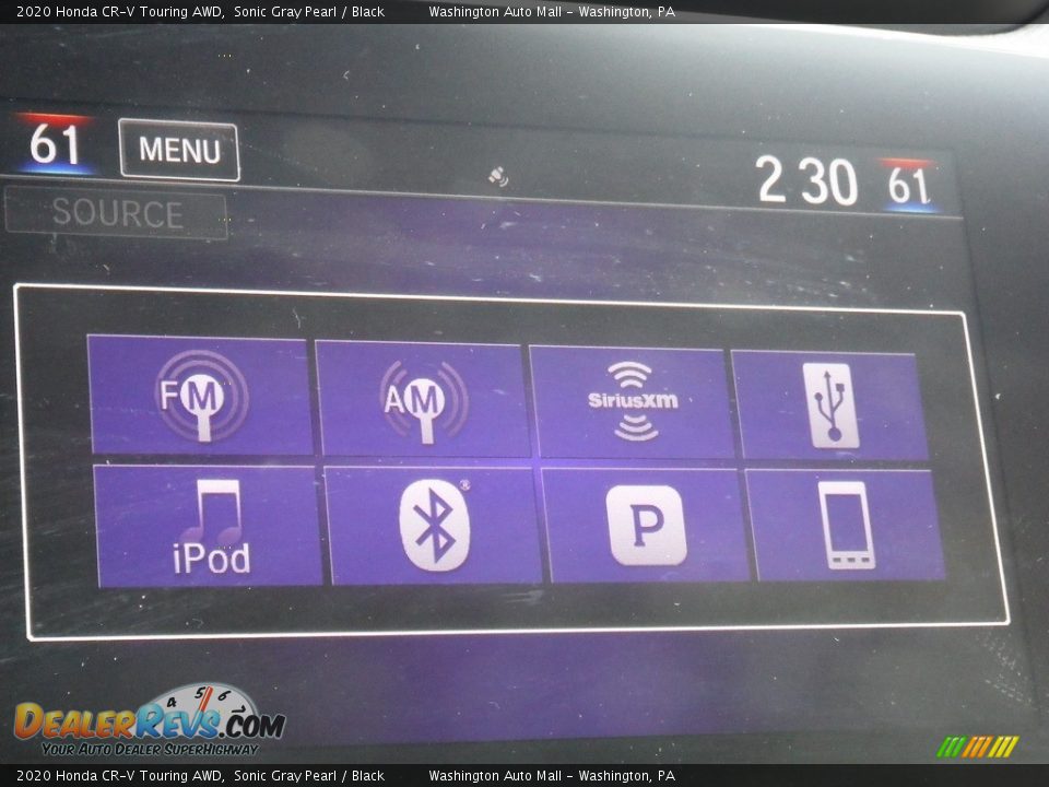 2020 Honda CR-V Touring AWD Sonic Gray Pearl / Black Photo #20