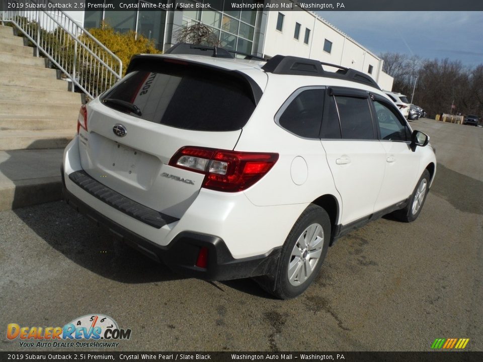 2019 Subaru Outback 2.5i Premium Crystal White Pearl / Slate Black Photo #15