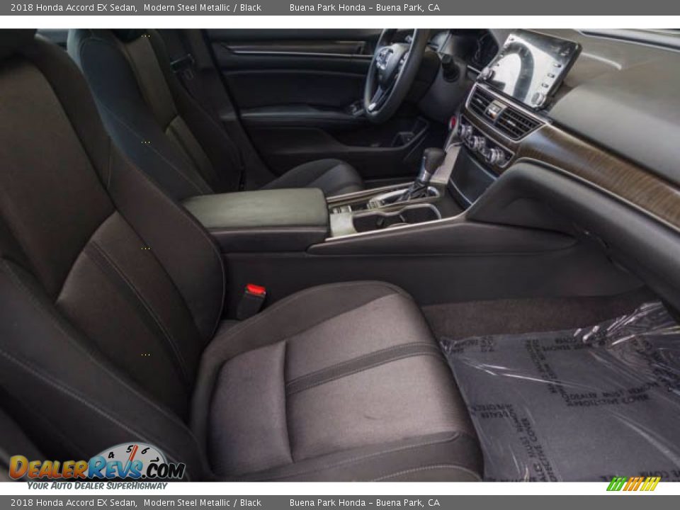 2018 Honda Accord EX Sedan Modern Steel Metallic / Black Photo #24