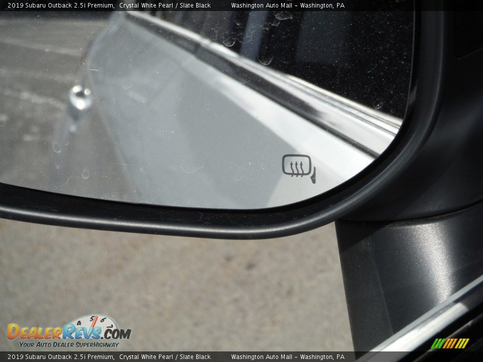 2019 Subaru Outback 2.5i Premium Crystal White Pearl / Slate Black Photo #26
