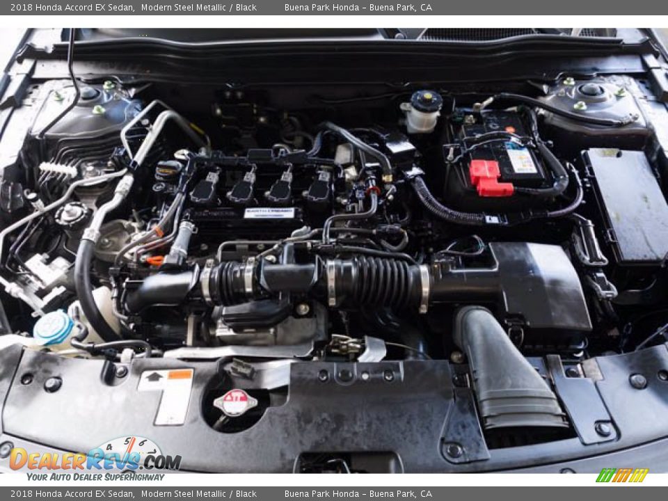 2018 Honda Accord EX Sedan Modern Steel Metallic / Black Photo #34