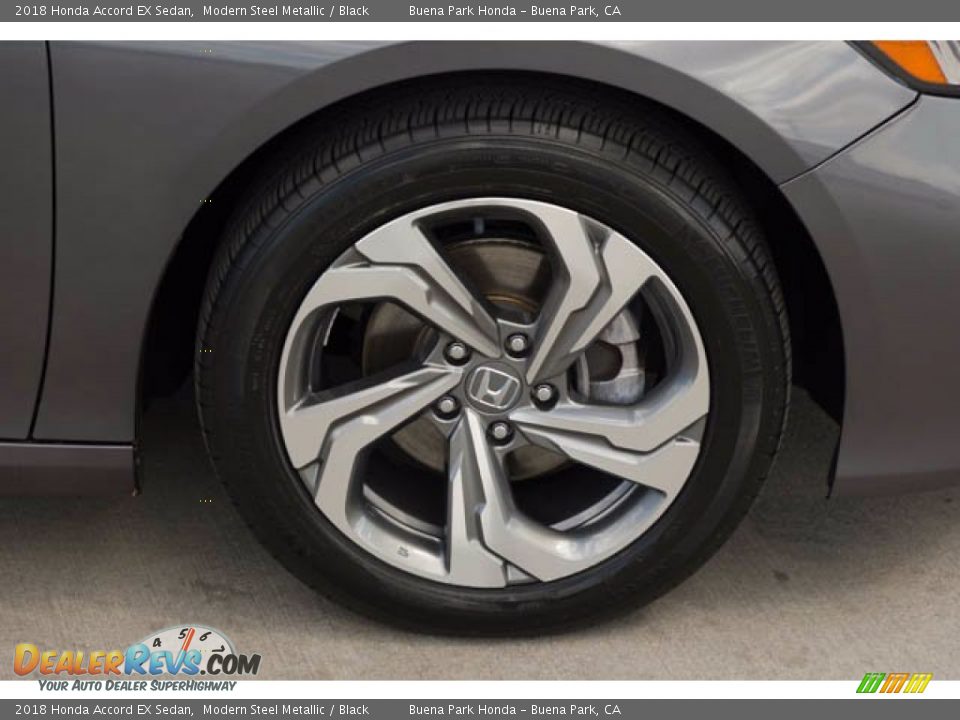 2018 Honda Accord EX Sedan Modern Steel Metallic / Black Photo #36