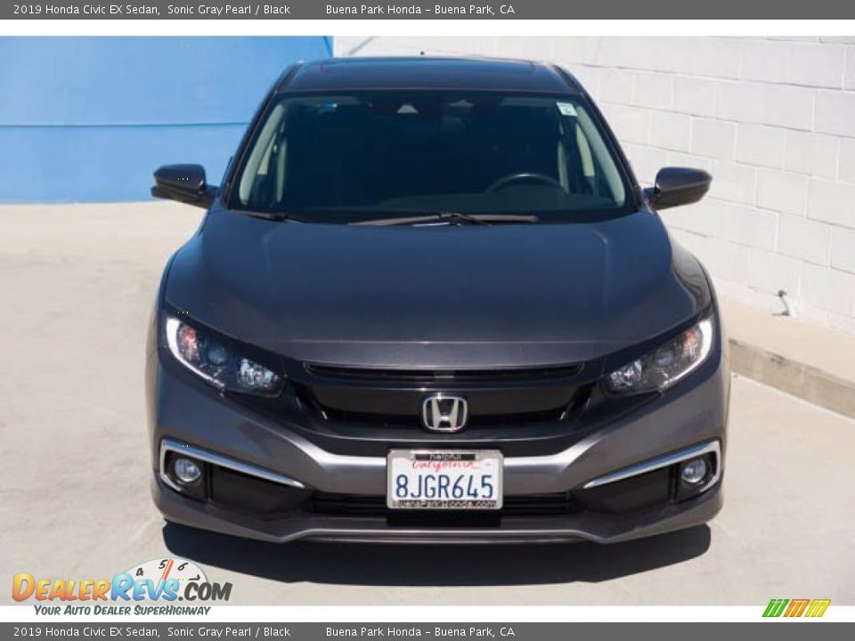 2019 Honda Civic EX Sedan Sonic Gray Pearl / Black Photo #7