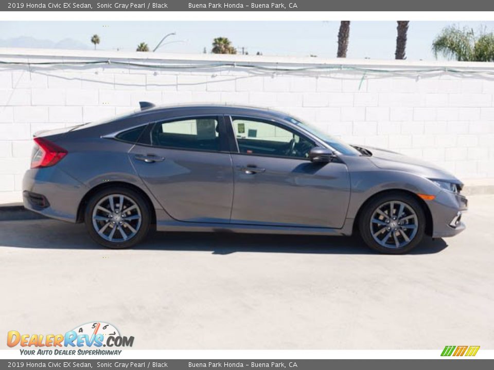 2019 Honda Civic EX Sedan Sonic Gray Pearl / Black Photo #12