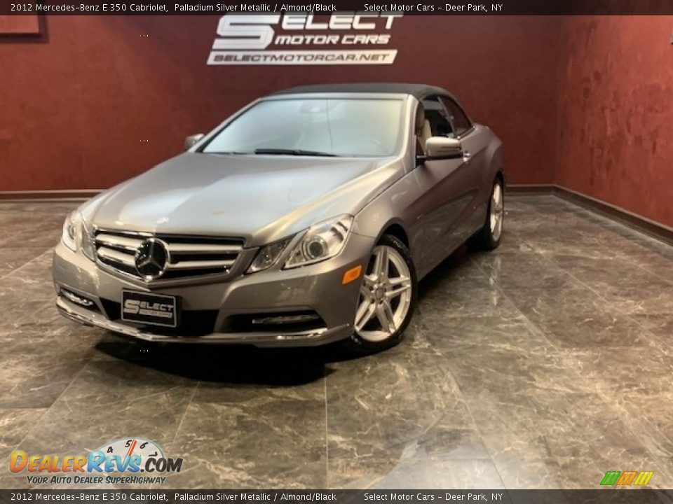 2012 Mercedes-Benz E 350 Cabriolet Palladium Silver Metallic / Almond/Black Photo #1