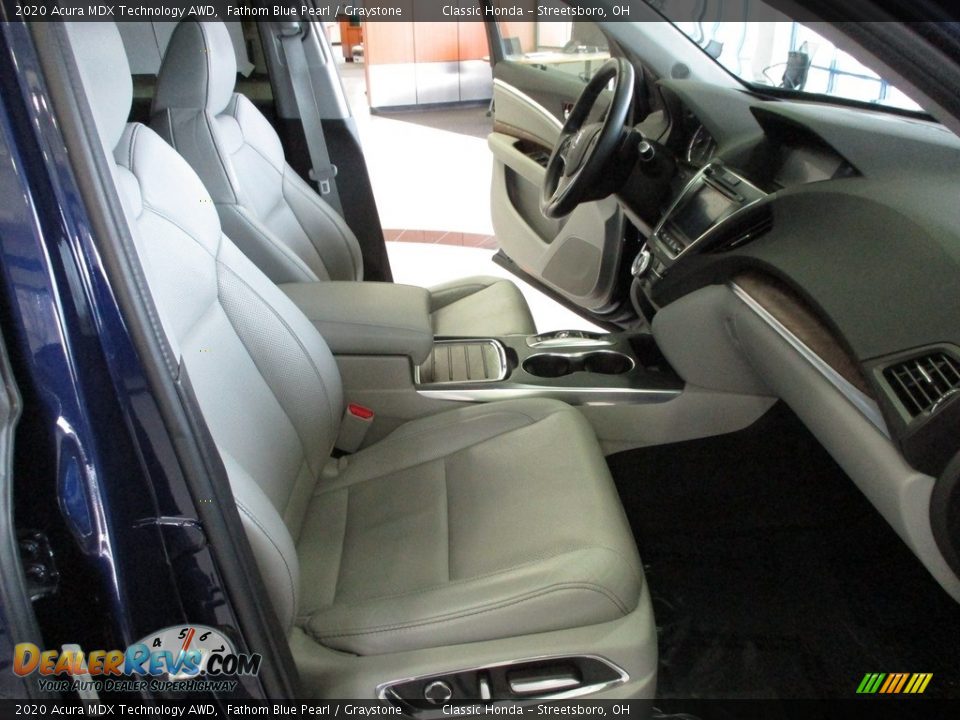 Graystone Interior - 2020 Acura MDX Technology AWD Photo #16