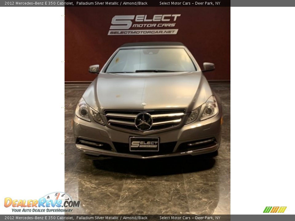 2012 Mercedes-Benz E 350 Cabriolet Palladium Silver Metallic / Almond/Black Photo #2