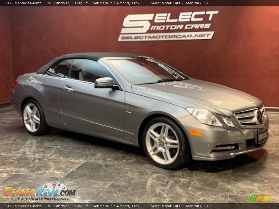 2012 Mercedes-Benz E 350 Cabriolet Palladium Silver Metallic / Almond/Black Photo #3