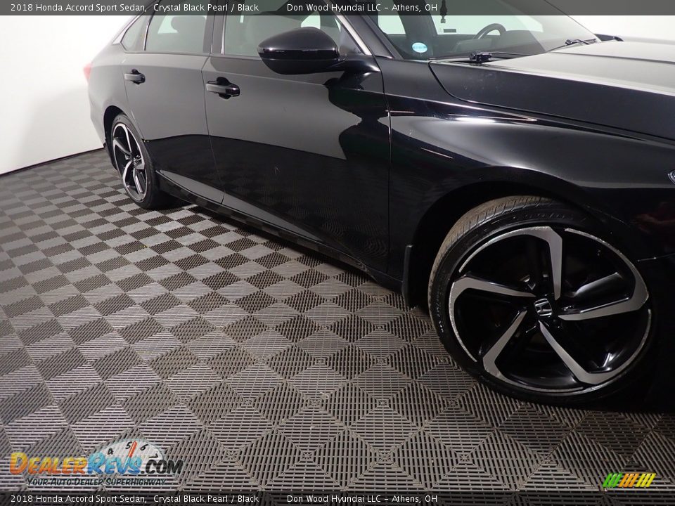 2018 Honda Accord Sport Sedan Crystal Black Pearl / Black Photo #4