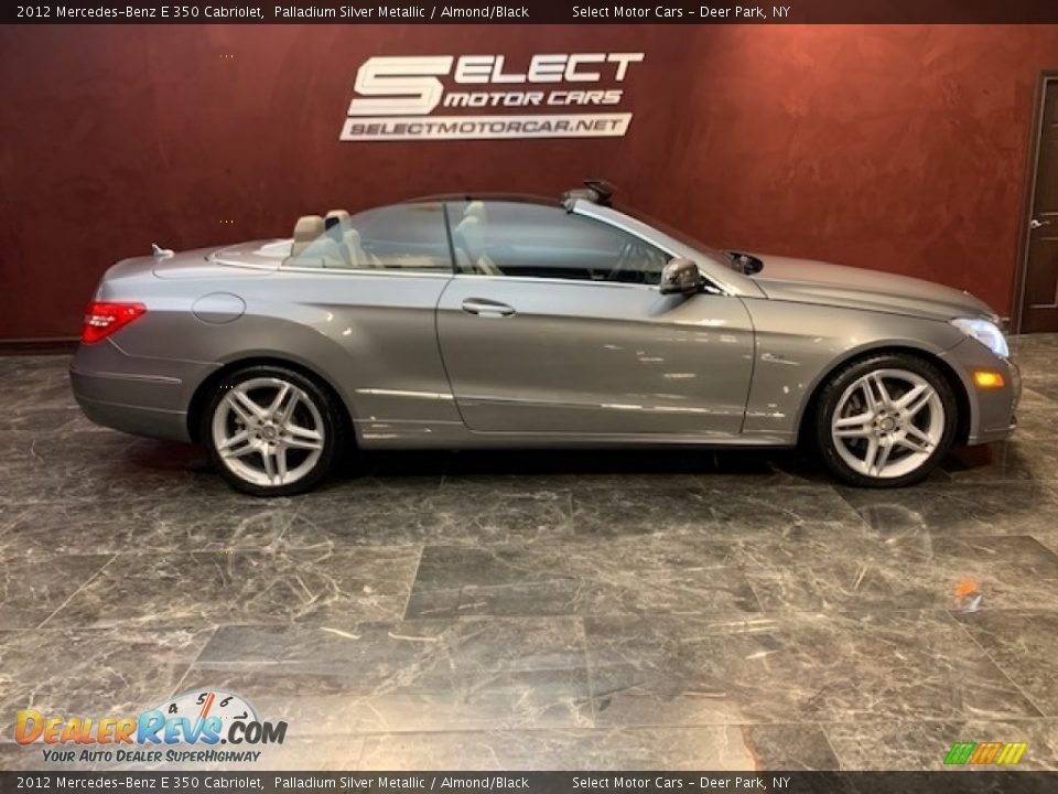 2012 Mercedes-Benz E 350 Cabriolet Palladium Silver Metallic / Almond/Black Photo #5