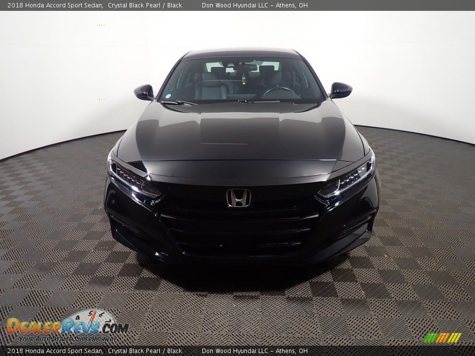 2018 Honda Accord Sport Sedan Crystal Black Pearl / Black Photo #5