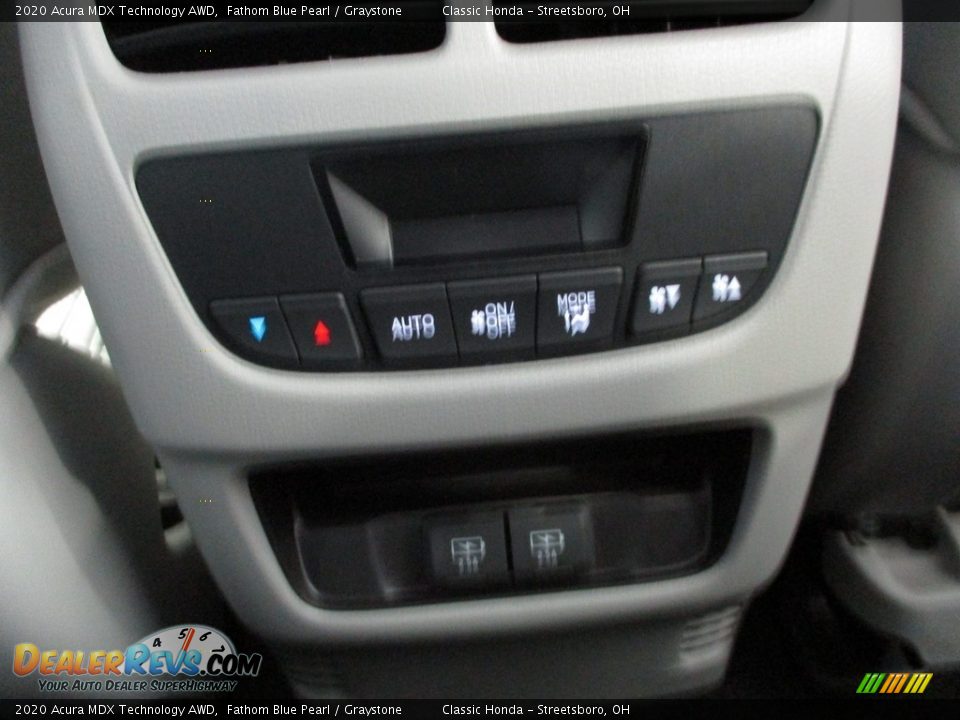 2020 Acura MDX Technology AWD Fathom Blue Pearl / Graystone Photo #22