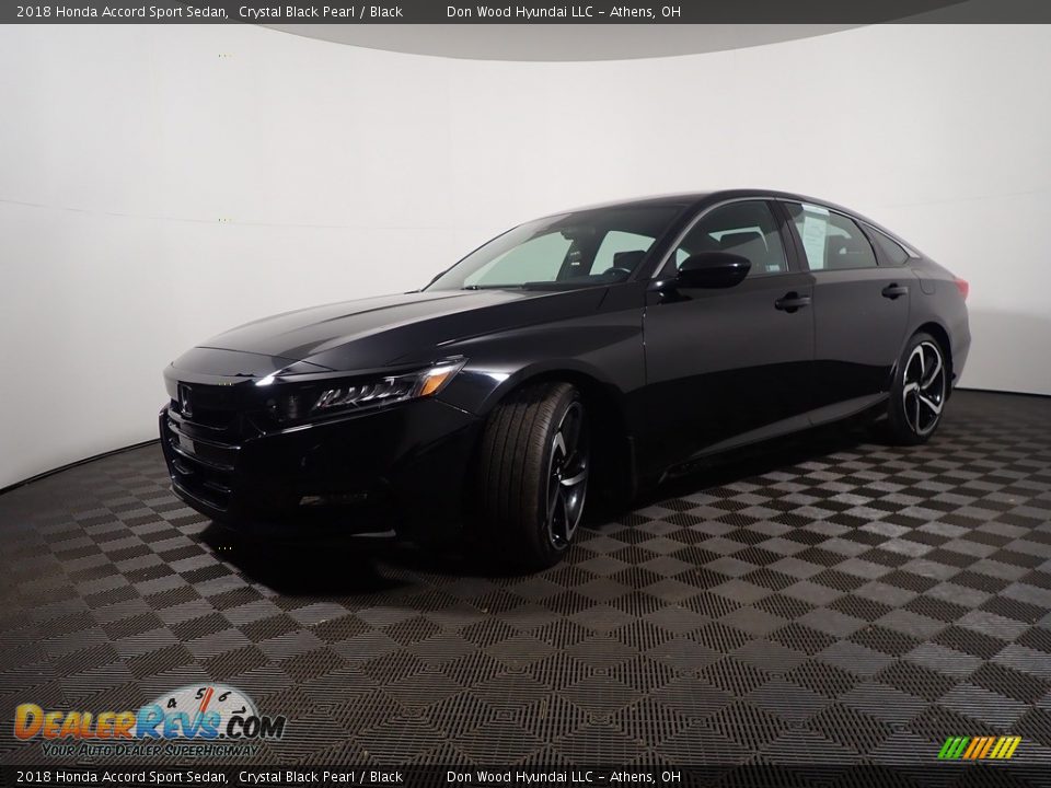 2018 Honda Accord Sport Sedan Crystal Black Pearl / Black Photo #8
