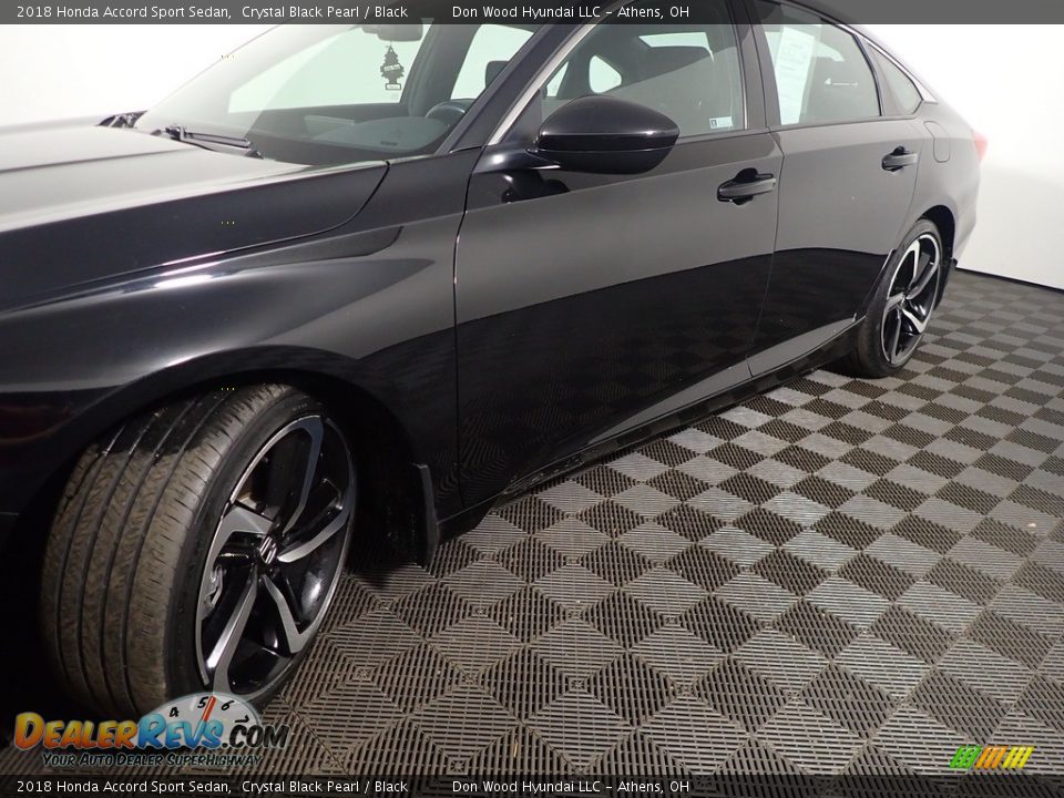 2018 Honda Accord Sport Sedan Crystal Black Pearl / Black Photo #10