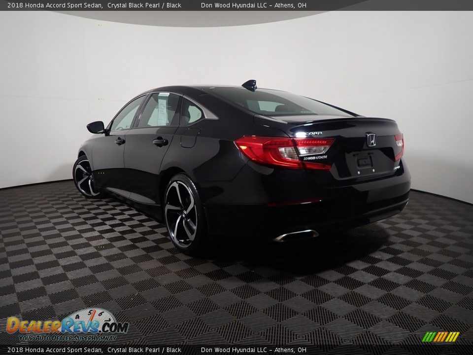 2018 Honda Accord Sport Sedan Crystal Black Pearl / Black Photo #11