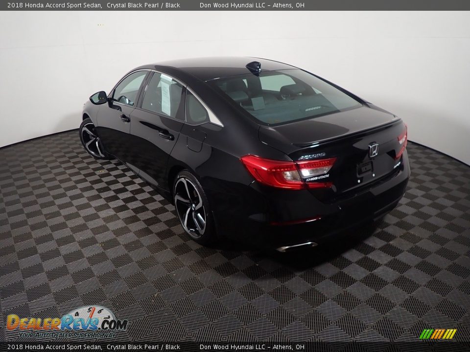 2018 Honda Accord Sport Sedan Crystal Black Pearl / Black Photo #12
