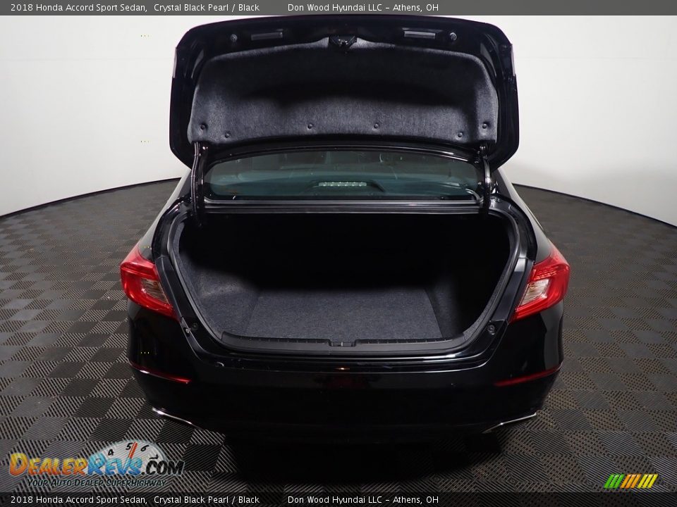 2018 Honda Accord Sport Sedan Crystal Black Pearl / Black Photo #14