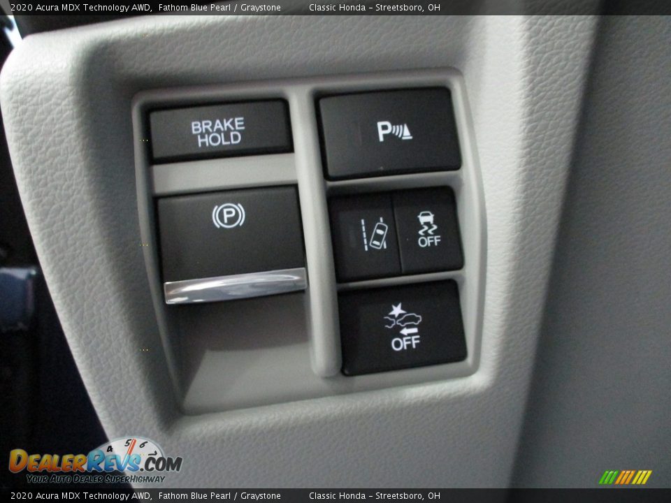 2020 Acura MDX Technology AWD Fathom Blue Pearl / Graystone Photo #31