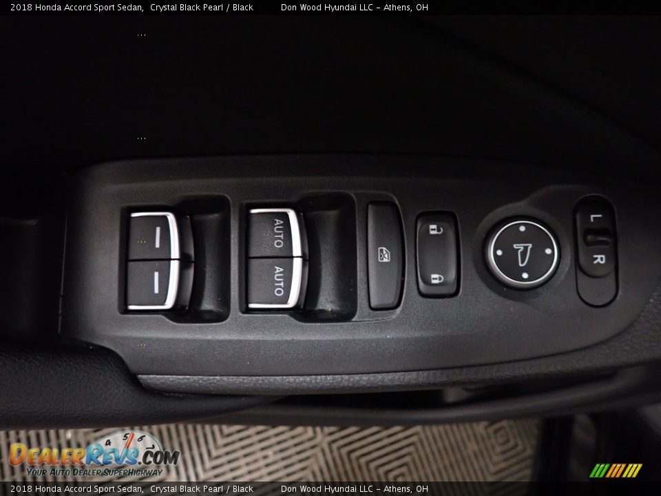 2018 Honda Accord Sport Sedan Crystal Black Pearl / Black Photo #21