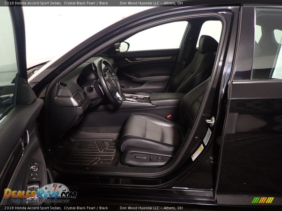 2018 Honda Accord Sport Sedan Crystal Black Pearl / Black Photo #22