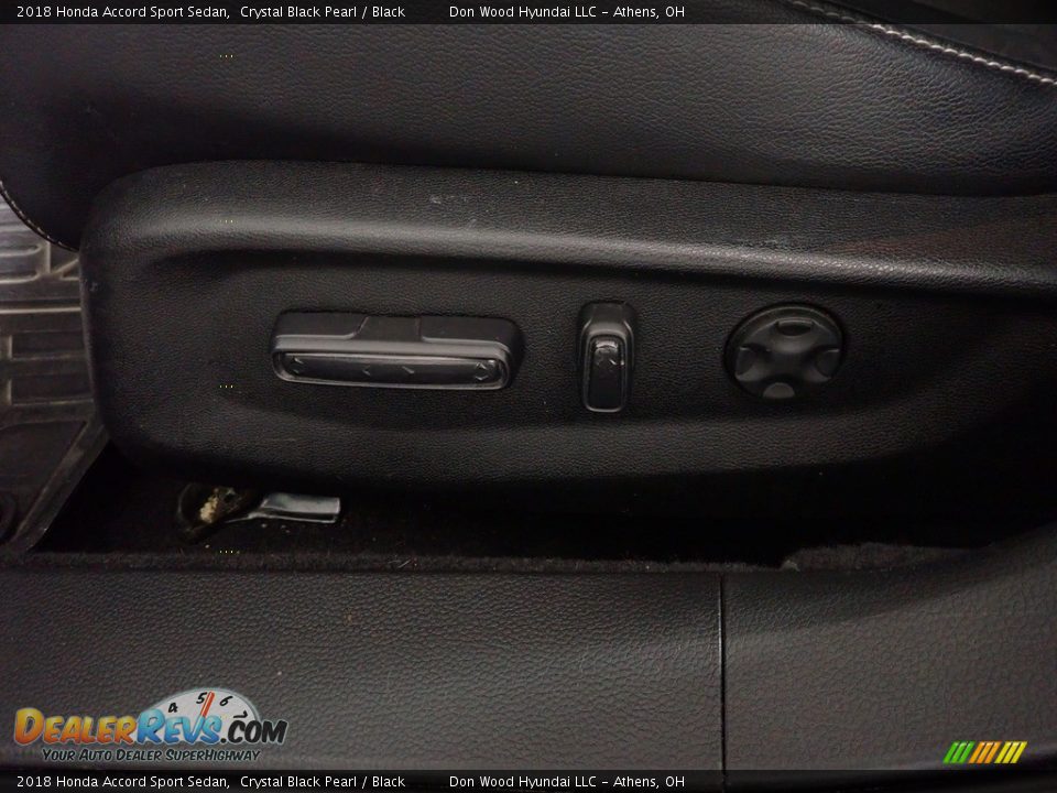 2018 Honda Accord Sport Sedan Crystal Black Pearl / Black Photo #23