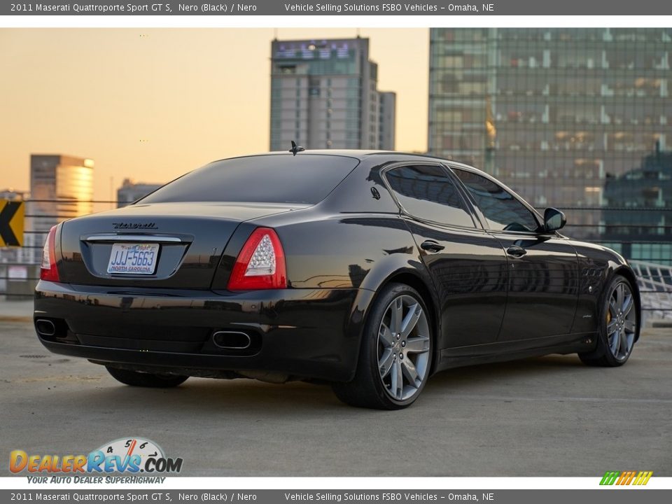 2011 Maserati Quattroporte Sport GT S Nero (Black) / Nero Photo #4