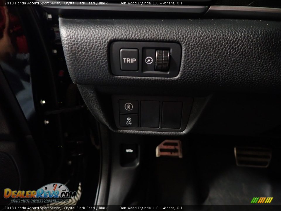 2018 Honda Accord Sport Sedan Crystal Black Pearl / Black Photo #31